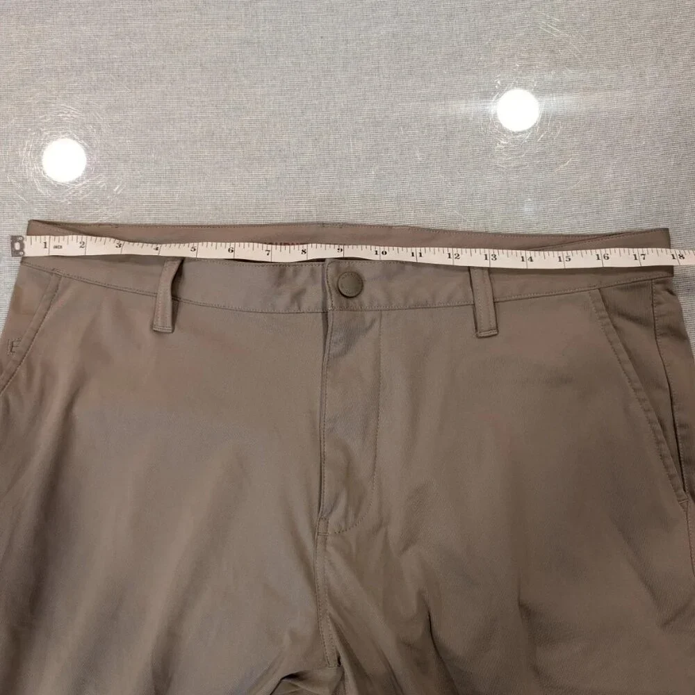 Rhone Pants Commuter Slim Khaki Trousers Mens Size 34x25 Performance Office